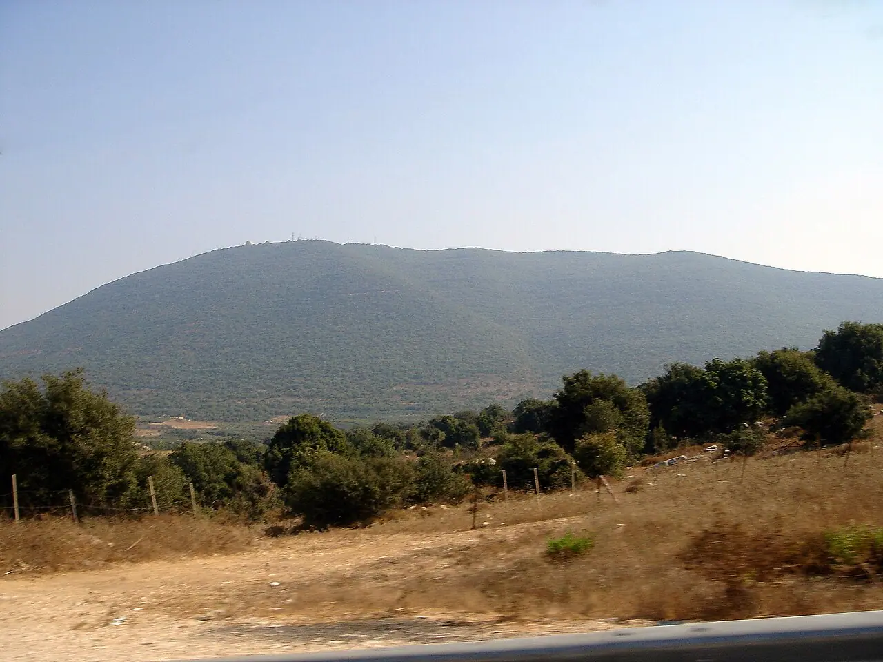 המדרון הצפוני של הר מירון